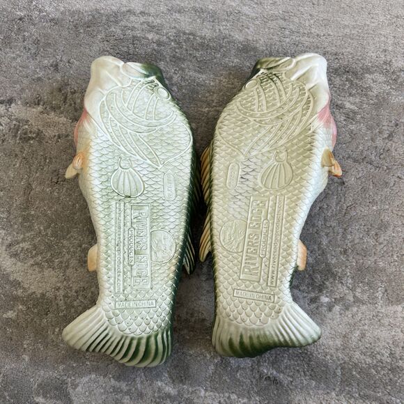 Rivers Edge Bass Fish Flip Flops Slides Sandals Men's 11 12 Slip On Funny Gift - Picture 5 of 7